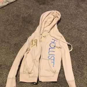 Hollister light pink jacket